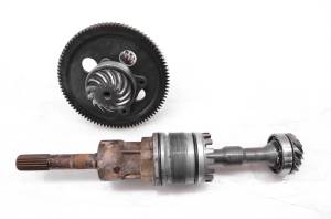 07 Polaris Sportsman 450 4x4 Transmission Bevel Gears Output Snorkel Shaft