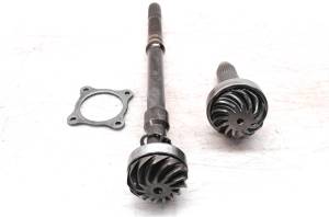 04 Polaris Sportsman 500 HO 4x4 Transmission Bevel Gears Output Snorkel Shaft