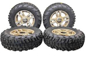 10 Polaris Sportsman 550 XP 4x4 Front & Rear Wheels Rims & Tires 27X9-14 27X11-14 4/156
