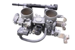 22 Kawasaki Ninja 400 Throttle Body Fuel Injectors & Rail EX400