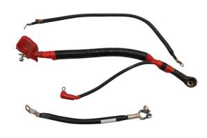 Kawasaki - 23 Kawasaki Mule PRO-DXT EPS 4x4 Positive Negative & Ground Battery Lead Cables KDT1000 - Image 2