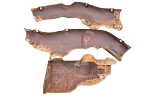 Suzuki - 98 Suzuki King Quad 300 4x4 Exhaust Heat Shield Guards Covers LT4WDXW - Image 2