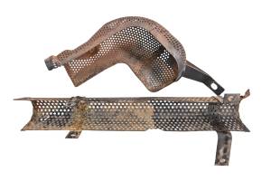 Suzuki - 98 Suzuki King Quad 300 4x4 Exhaust Heat Shield Guards Covers LT4WDXW - Image 3