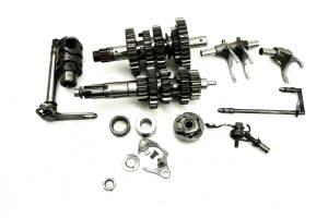 03 Kawasaki KLX400R Transmission Shift Forks & Drum DRZ400