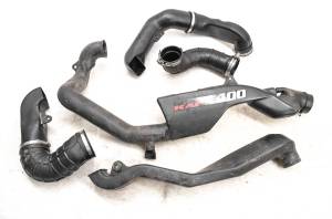 Kawasaki - 97 Kawasaki Prairie 400 4x4 Clutch Snorkel Intake Vent Tubes KVF400 - Image 1