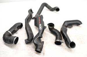 Kawasaki - 97 Kawasaki Prairie 400 4x4 Clutch Snorkel Intake Vent Tubes KVF400 - Image 2