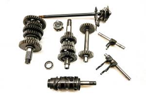 00 Kawasaki Bayou 220 2x4 Transmission Shift Forks & Drum KLF220