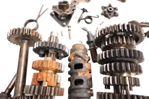 Kawasaki - 98 Kawasaki Bayou 220 2x4 Transmission Shift Forks & Drum KLF220 - Image 3