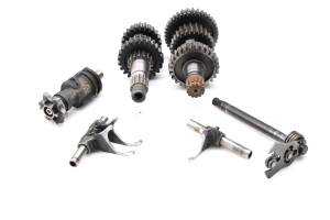 84 Kawasaki KL600A Transmission Shift Forks & Drum