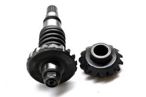 Kawasaki - 03 Kawasaki Bayou 250 2x4 Transmission Bevel Gears Output Shaft KLF250 - Image 2