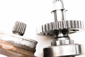 Honda - 84 Honda ATC200ES Transmission Bevel Gears Output Shaft Big Red 200 - Image 5