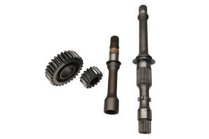 Honda - 01 Honda Rancher 350 ES 4x4 Transmission Output Shafts & Gears TRX350FE - Image 3