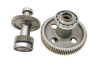 15 Arctic Cat Wildcat Trail 700 LTD Transmission Output Shaft & Gears