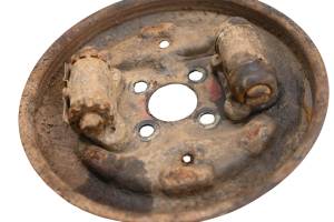 Honda - 02 Honda Recon 250 ES 2x4 Front Brake Drum Plate Cover Housings TRX250TE For Parts - Image 6