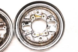 Honda - 01 Honda Foreman 500 4x4 Front Brake Drum Plate Panels Left & Right TRX500FA - Image 2