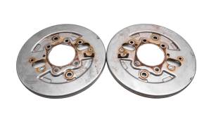 Honda - 00 Honda Foreman 450 ES 4x4 Front Brake Drum Panel Covers TRX450ES - Image 2