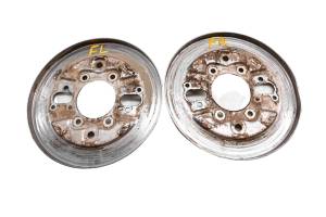 Honda - 00 Honda Foreman 450 ES 4x4 Front Brake Drum Panel Covers TRX450ES - Image 3