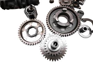 Honda - 88 Honda Fourtrax 300 2x4 Transmission Shift Forks & Drum TRX300 - Image 3