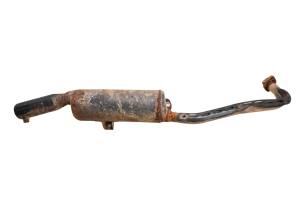 Honda - 86 Honda Fourtrax 125 2x4 Full Exhaust Muffler & Head Pipe TRX125 - Image 2