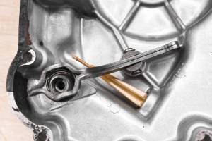 Honda - 82 Honda ATC200E Clutch Cover Big Red 200 - Image 4