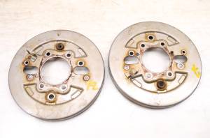 Honda - 03 Honda Foreman 450 4x4 Front Brake Panel Covers Left Right TRX450FM - Image 2