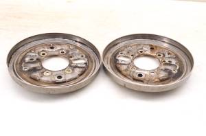 Honda - 03 Honda Foreman 450 4x4 Front Brake Panel Covers Left Right TRX450FM - Image 3