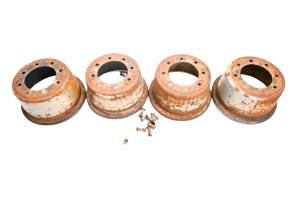 Honda - 86 Honda Fourtrax 125 2x4 Rear Wheels Rims 9X8 4/130 TRX125 - Image 1