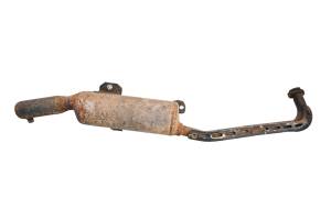 Honda - 85 Honda Fourtrax 125 2x4 Full Exhaust Muffler & Head Pipe TRX125 - Image 1