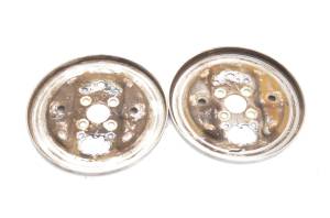 Honda - 96 Honda Fourtrax 300 2x4 Front Brake Drum Housing Plates TRX300 - Image 2
