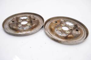 Honda - 96 Honda Fourtrax 300 2x4 Front Brake Drum Housing Plates TRX300 - Image 3