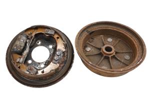 Kawasaki - 02 Kawasaki Mule 3010 4x4 Left Rear Brake Drum Assembly KAF620 - Image 2