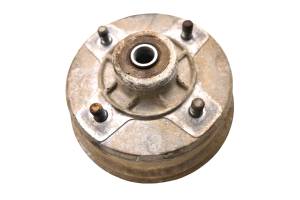 Kawasaki - 98 Kawasaki Bayou 220 2x4 Front Right Brake Drum Assembly KLF220 - Image 1