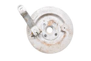 Kawasaki - 03 Kawasaki Bayou 250 2x4 Front Left Brake Drum Plate KLF250 - Image 2