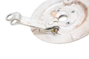 Kawasaki - 03 Kawasaki Bayou 250 2x4 Front Left Brake Drum Plate KLF250 - Image 3