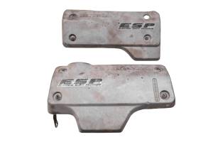 01 Honda Rancher 350 4x4 ES Left & Right Engine Side Panel Covers TRX350FE