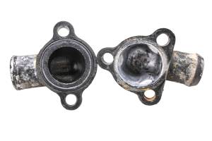 Kawasaki - 01 Kawasaki Prairie 400 4x4 Cylinder & Thermostat Coolant Fitting Covers KVF400C - Image 3