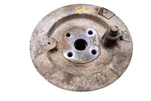 Kawasaki - 99 Kawasaki Bayou 220 2x4 Front Left Brake Drum Assembly KLF220 - Image 1