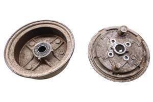 Kawasaki - 99 Kawasaki Bayou 220 2x4 Front Left Brake Drum Assembly KLF220 - Image 5