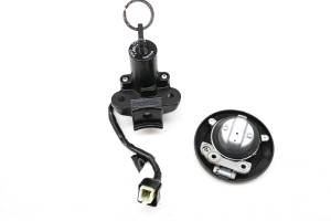 Kawasaki - 19 Kawasaki KLX250 Key Switch & Anti Theft Locks Gas Fuel Cap - Image 2