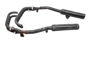 85 Kawasaki ZX600 Full Exhaust Muffler & Head Pipe