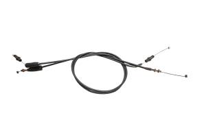 00 Kawasaki KLR650 Throttle Cables Open & Closing