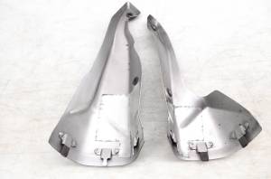 Kawasaki - 12 Kawasaki Ninja ZX14R Left & Right Exhaust Pipe Heat Shield Covers ZX1400F ABS - Image 3