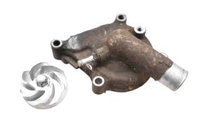 Kawasaki - 04 Kawasaki Prairie 700 4x4 Water Pump Cover & Impeller KVF700 - Image 2
