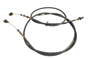 19 Kawasaki Mule 4010 Trans 4x4 Rear Parking Brake Cables Left & Right KAF620
