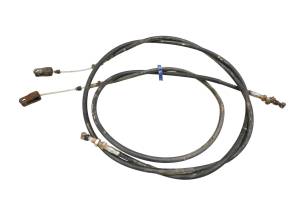 Kawasaki - 19 Kawasaki Mule 4010 Trans 4x4 Rear Parking Brake Cables Left & Right KAF620 - Image 2