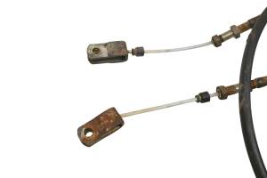 Kawasaki - 19 Kawasaki Mule 4010 Trans 4x4 Rear Parking Brake Cables Left & Right KAF620 - Image 3