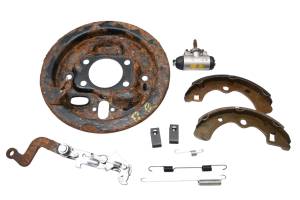 Kawasaki - 18 Kawasaki Mule 4000 2x4 Right Rear Brake Drum Plate Cover KAF620P - Image 2