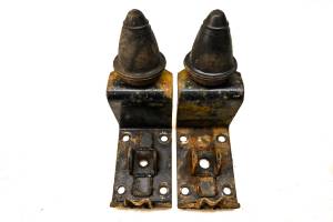 00 Kawasaki Mule 2500 2x4 Rear Shock Brackets Mounts KAF620