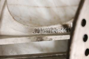 Kawasaki - 87 Kawasaki Ninja 500 Front Wheel Rim & Rotor 16X2.15 EX500A - Image 4