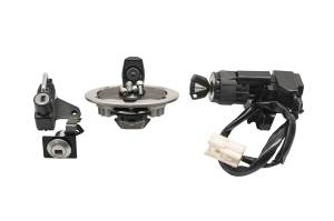 25 Kawasaki Ninja 500 Lock Set Key Switch Gas Cap Helmet & Seat Latch EX500